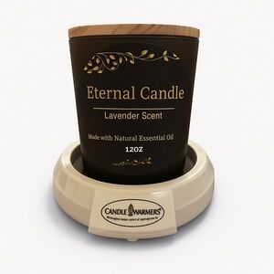 Lavender Aromatherapy Candle | Organic Wax & Flameless Warmer – Eternal Candle
